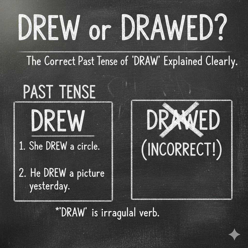 Drew or Drawed