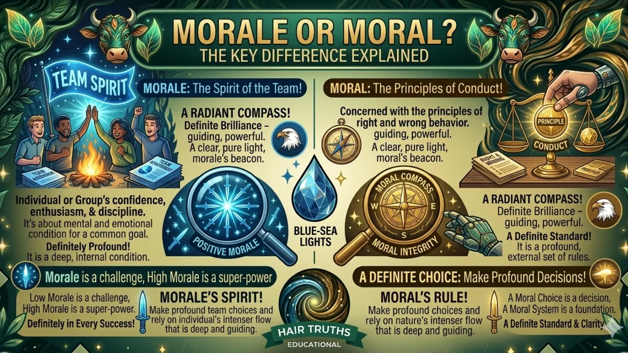 Morale or Moral