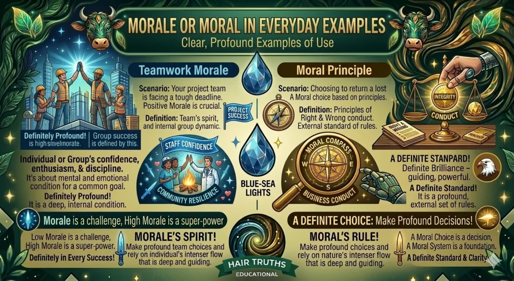 Morale or Moral