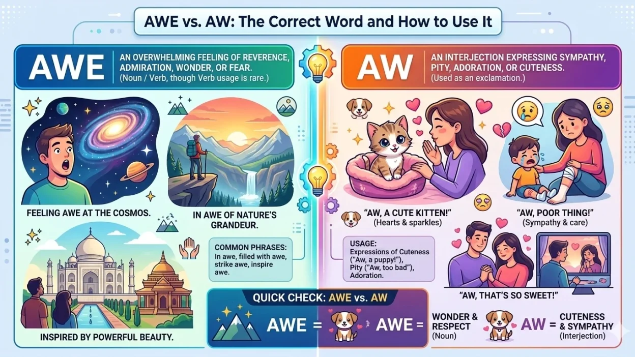 Awe or Aw