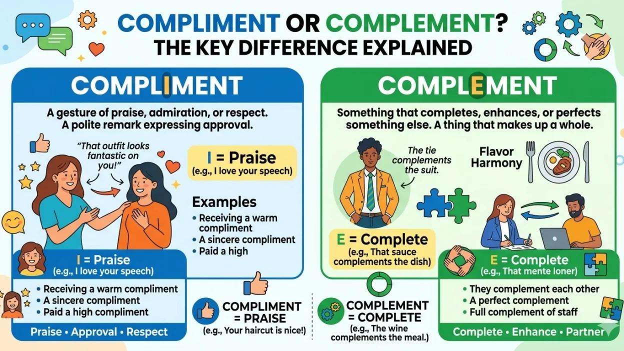 Compliment or Complement