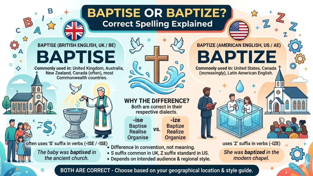 Baptise or Baptize