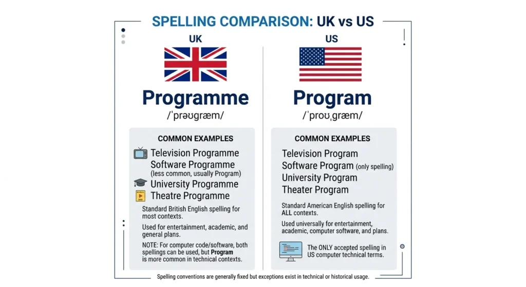 Programme or Program