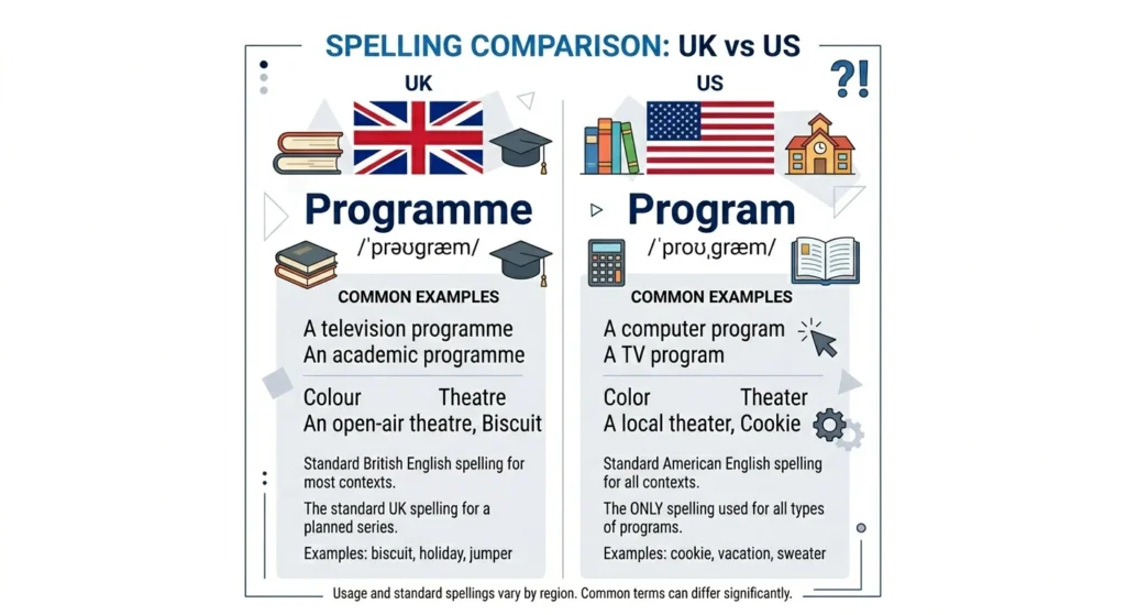 Programme or Program