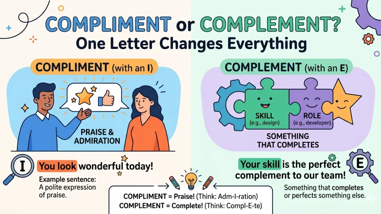 Compliment or Complement