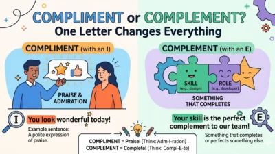 Compliment or Complement