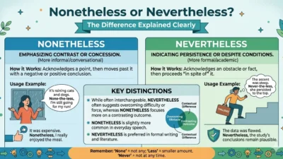 Nonetheless or Nevertheless