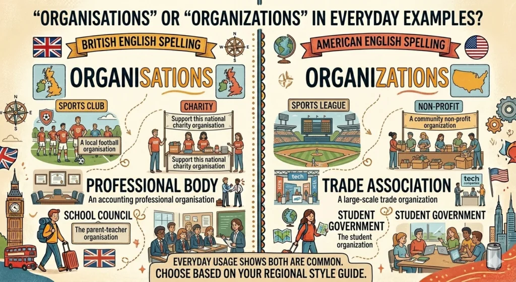 organisations  or organizator 